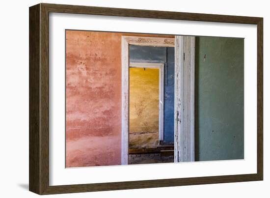 Africa, Namibia, Kolmanskop. Interior of Deserted Home-Jaynes Gallery-Framed Photographic Print