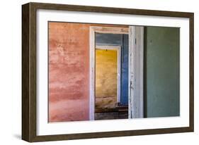 Africa, Namibia, Kolmanskop. Interior of Deserted Home-Jaynes Gallery-Framed Photographic Print