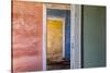 Africa, Namibia, Kolmanskop. Interior of Deserted Home-Jaynes Gallery-Stretched Canvas