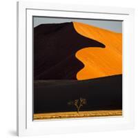 Africa, Namibia, Namib Naukluft National Park. Abstract of Sand Dune-Jaynes Gallery-Framed Photographic Print