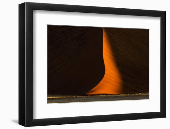 Africa, Namibia, Namib Naukluft National Park. Abstract of Sand Dune-Jaynes Gallery-Framed Photographic Print