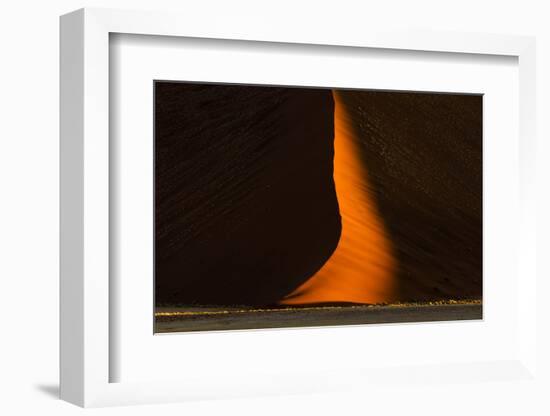 Africa, Namibia, Namib Naukluft National Park. Abstract of Sand Dune-Jaynes Gallery-Framed Photographic Print