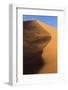 Africa, Namibia, Namib Naukluft National Park. Blowing Sand on Dune-Jaynes Gallery-Framed Photographic Print