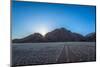 Africa, Namibia. Sunrise at Kanaan farm in Southern Namibia.-Catherina Unger-Mounted Photographic Print