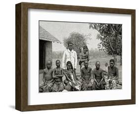 Africa. Native Affected by Sleeping Sickness, 1903-null-Framed Premium Giclee Print
