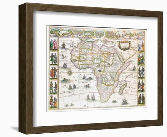 Africa Nova, c.1617-Willem Janszoon Blaeu-Framed Giclee Print