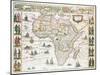 Africa Nova, c.1617-Willem Janszoon Blaeu-Mounted Giclee Print