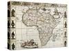 Africa Old Map. Created By Frederick De Wit, Published In Amsterdam, 1660-marzolino-Stretched Canvas