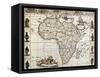 Africa Old Map. Created By Frederick De Wit, Published In Amsterdam, 1660-marzolino-Framed Stretched Canvas