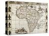 Africa Old Map. Created By Frederick De Wit, Published In Amsterdam, 1660-marzolino-Stretched Canvas