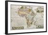 Africa Old Map. Created By Frederick Herman Moll, Published In London, 1710-marzolino-Framed Art Print