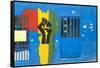 Africa Shop Front, Praia, Santiago, Cape Verde-Peter Adams-Framed Stretched Canvas