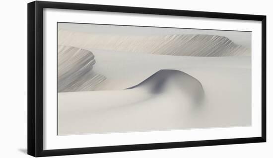 Africa, South Africa. Sculpted Shapes of White Sand Dunes-Jaynes Gallery-Framed Photographic Print