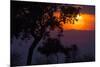 Africa. Tanzania. Colorful setting sun, Serengeti National Park.-Ralph H. Bendjebar-Mounted Photographic Print