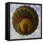 Africa. Tanzania. Hot air balloon crossing the Mara River, Serengeti National Park.-Ralph H. Bendjebar-Framed Stretched Canvas