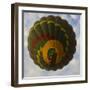 Africa. Tanzania. Hot air balloon crossing the Mara River, Serengeti National Park.-Ralph H. Bendjebar-Framed Photographic Print