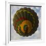 Africa. Tanzania. Hot air balloon crossing the Mara River, Serengeti National Park.-Ralph H. Bendjebar-Framed Photographic Print