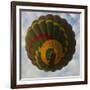 Africa. Tanzania. Hot air balloon crossing the Mara River, Serengeti National Park.-Ralph H. Bendjebar-Framed Photographic Print