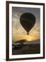 Africa. Tanzania. Hot air balloon crossing the Mara River, Serengeti National Park.-Ralph H. Bendjebar-Framed Photographic Print