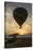 Africa. Tanzania. Hot air balloon crossing the Mara River, Serengeti National Park.-Ralph H. Bendjebar-Stretched Canvas