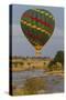 Africa. Tanzania. Hot air balloon crossing the Mara River, Serengeti National Park.-Ralph H. Bendjebar-Stretched Canvas