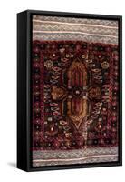 Africa, Tanzania, Zanzibar, Stone Town. Close-up of hand-made carpet.-Alida Latham-Framed Stretched Canvas