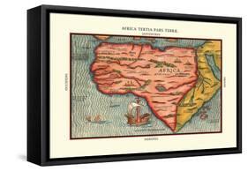 Africa Tertia Pars Terrae-Heinrich Bunting-Framed Stretched Canvas