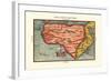 Africa Tertia Pars Terrae-Heinrich Bunting-Framed Art Print