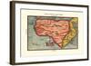 Africa Tertia Pars Terrae-Heinrich Bunting-Framed Art Print