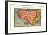 Africa Tertia Pars Terrae-Heinrich Bunting-Framed Art Print