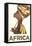 Africa Travel Poster-null-Framed Stretched Canvas