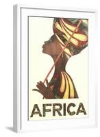 Africa Travel Poster-null-Framed Art Print