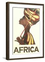 Africa Travel Poster-null-Framed Art Print