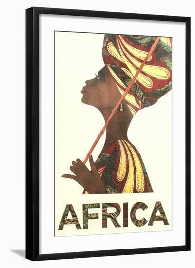 Africa Travel Poster-null-Framed Art Print