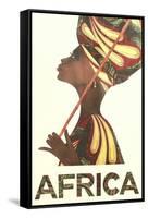 Africa Travel Poster-null-Framed Stretched Canvas