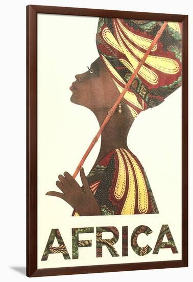 Africa Travel Poster-null-Framed Art Print