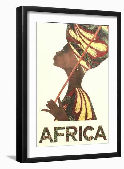 Africa Travel Poster-null-Framed Art Print