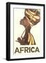 Africa Travel Poster-null-Framed Art Print