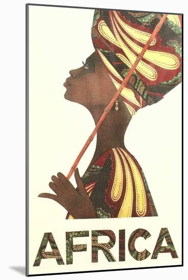 Africa Travel Poster-null-Mounted Art Print