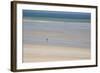 Africa, Western Sahara, Dakhla. Trist Walking Along the Beach of the Atlantic-Alida Latham-Framed Photographic Print