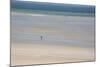 Africa, Western Sahara, Dakhla. Trist Walking Along the Beach of the Atlantic-Alida Latham-Mounted Photographic Print