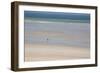 Africa, Western Sahara, Dakhla. Trist Walking Along the Beach of the Atlantic-Alida Latham-Framed Photographic Print