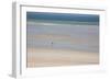 Africa, Western Sahara, Dakhla. Trist Walking Along the Beach of the Atlantic-Alida Latham-Framed Photographic Print