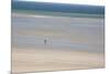 Africa, Western Sahara, Dakhla. Trist Walking Along the Beach of the Atlantic-Alida Latham-Mounted Photographic Print