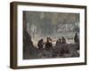Africa, Zambia. Troop of Baboons Resting-Jaynes Gallery-Framed Photographic Print