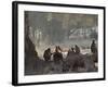 Africa, Zambia. Troop of Baboons Resting-Jaynes Gallery-Framed Photographic Print