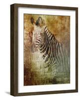 Africa Zebra-Greg Simanson-Framed Giclee Print