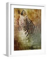 Africa Zebra-Greg Simanson-Framed Giclee Print