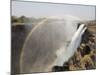 Africa, Zimbabwe, Victoria Falls. Rainbow over Waterfall-Jaynes Gallery-Mounted Photographic Print