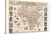 Africa-Willem Janszoon Blaeu-Stretched Canvas